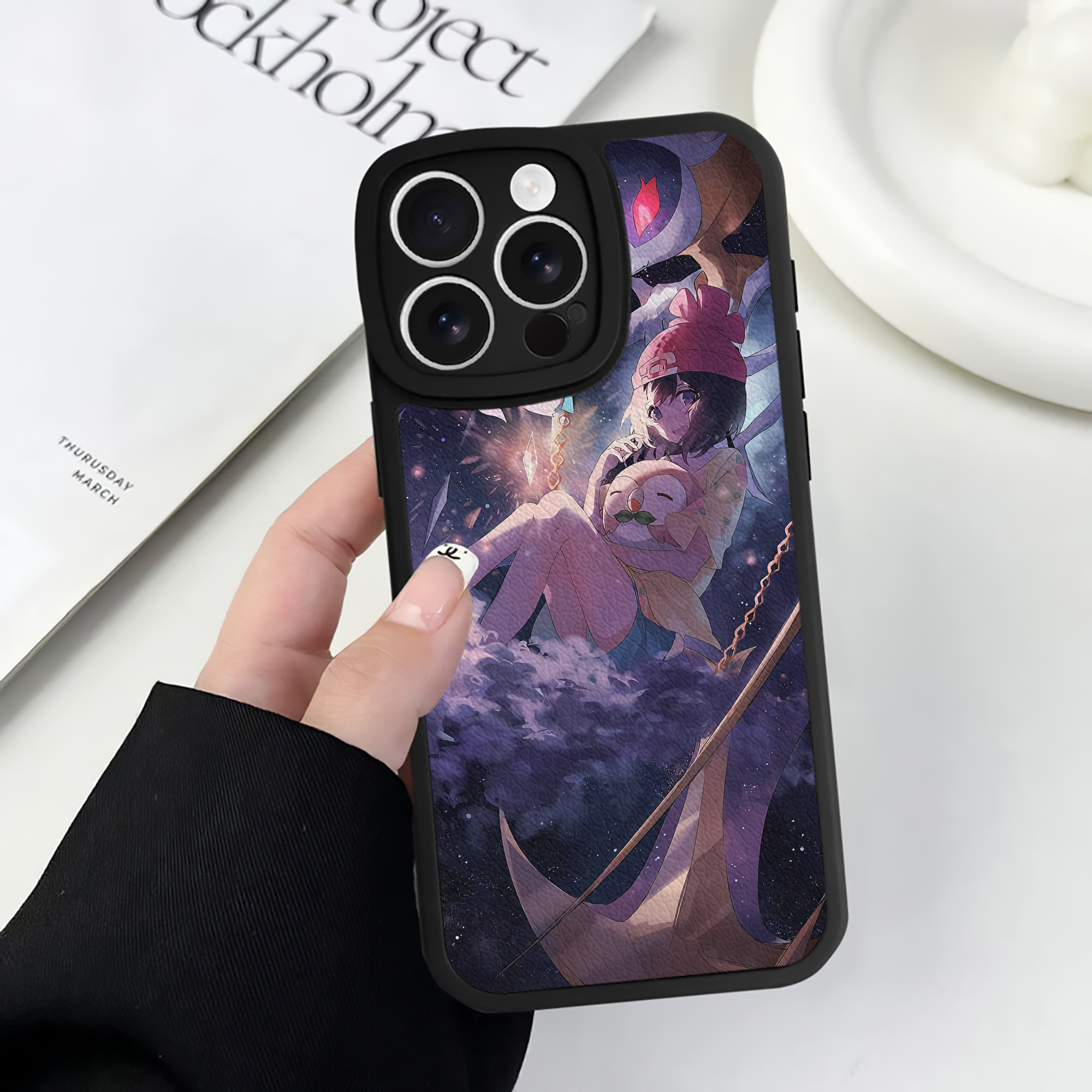（画像用） ポケットモンスター Pokémon 【iPhone 16シリーズ対応】シリコンスマホケース（レザー調） 材質：シリコン
